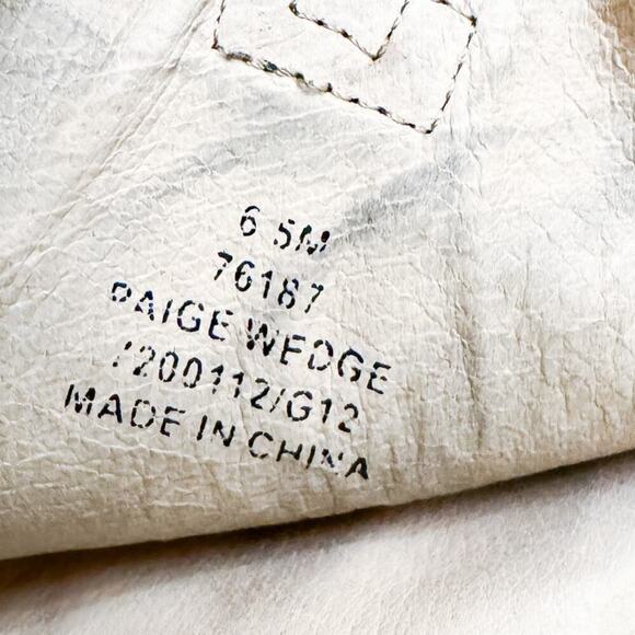 Frye Paige Wedge Chocolate Brown Knee High Boots Brown Size 6 MINT - Picture 4 of 6